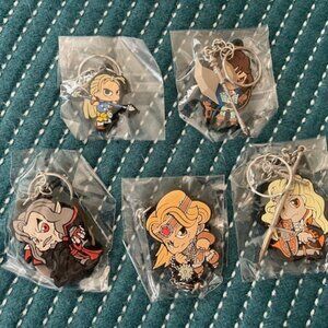 Castlevania Keychain Bundle Suikoden Konami SOLD OUT 40 keychains